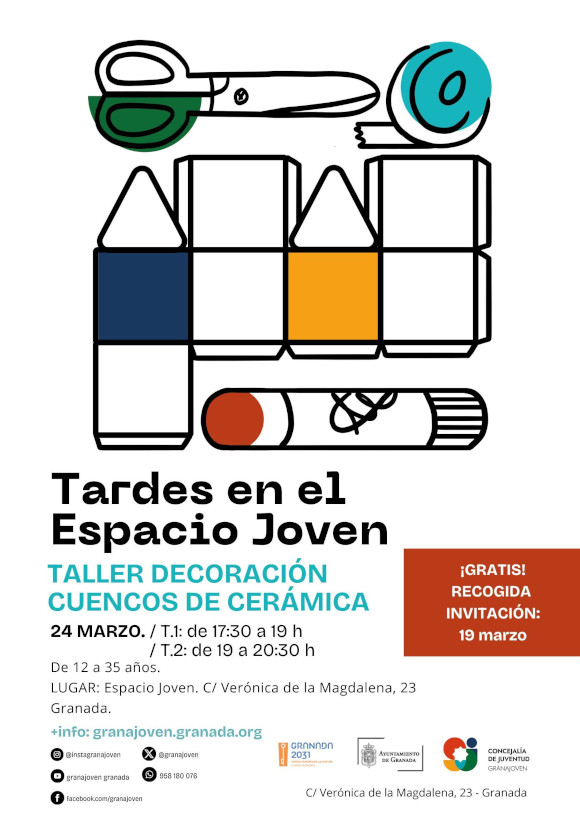 ©Ayto.Granada: Enredate: Tardes en el Espacio. DECORACION DE CERMICA